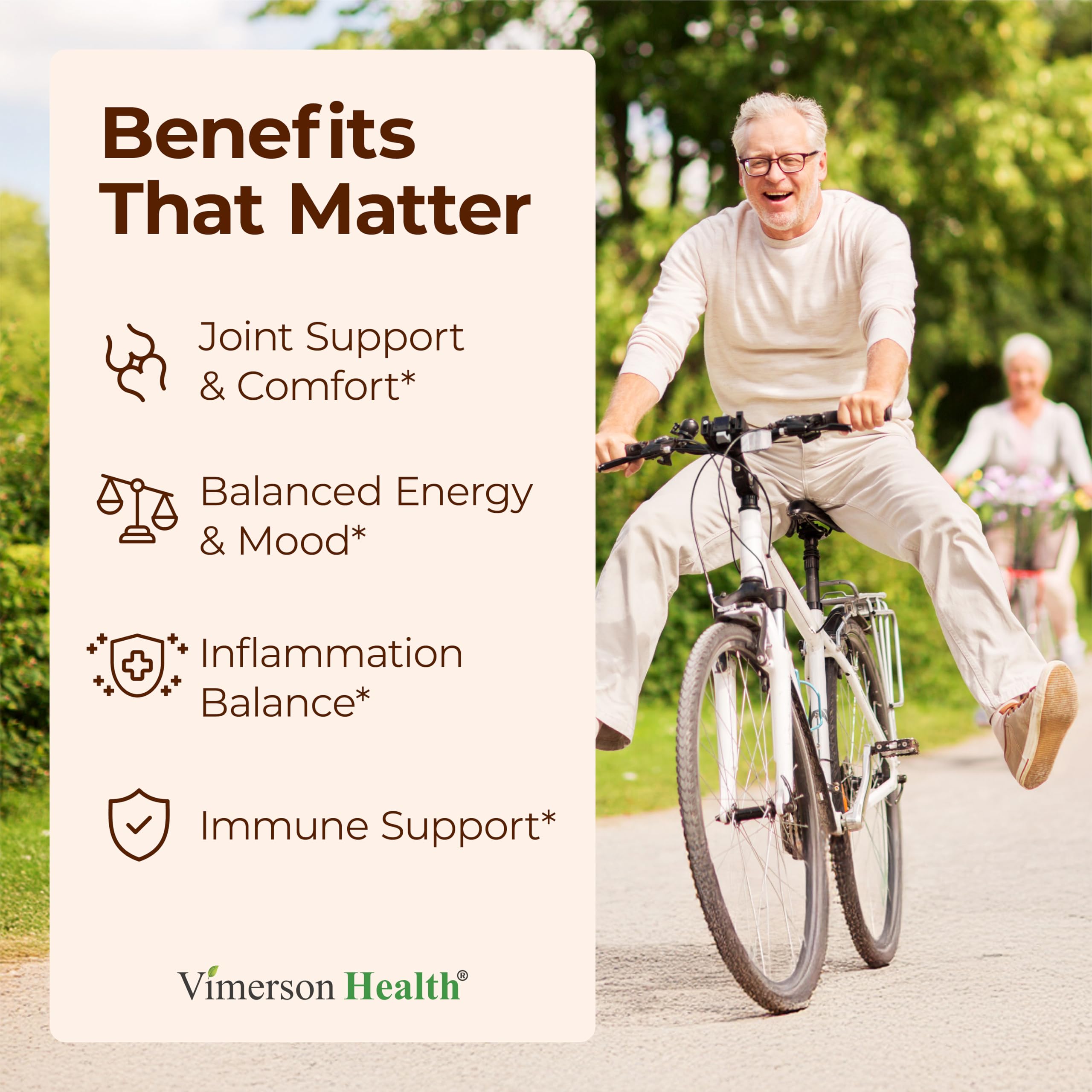 Vimerson Health turmeric-curcumin label closeup highlights potency and purity.