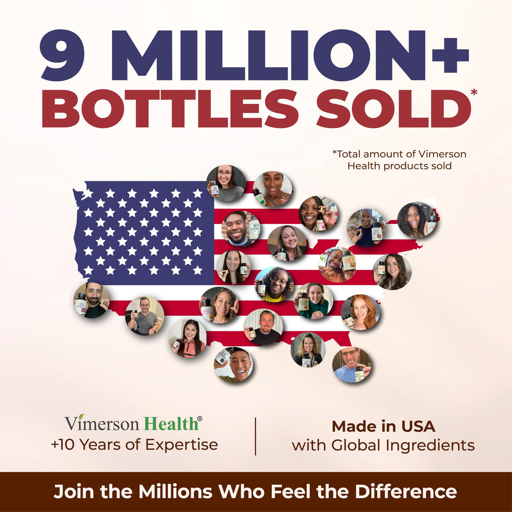 Vimerson Health packaging box and bottle shown together.