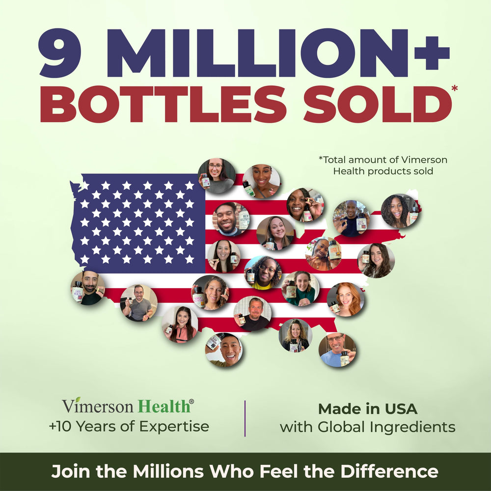 Vimerson Health vegan capsules on a clean surface for daily wellness.