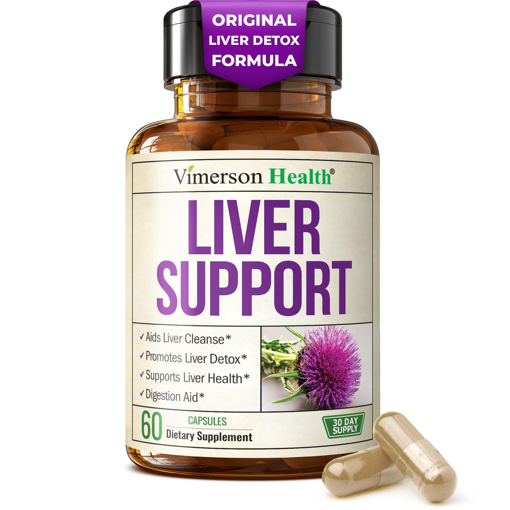 Vimerson Health Vegan Liver Cleanse bottle front view for daily detox support
