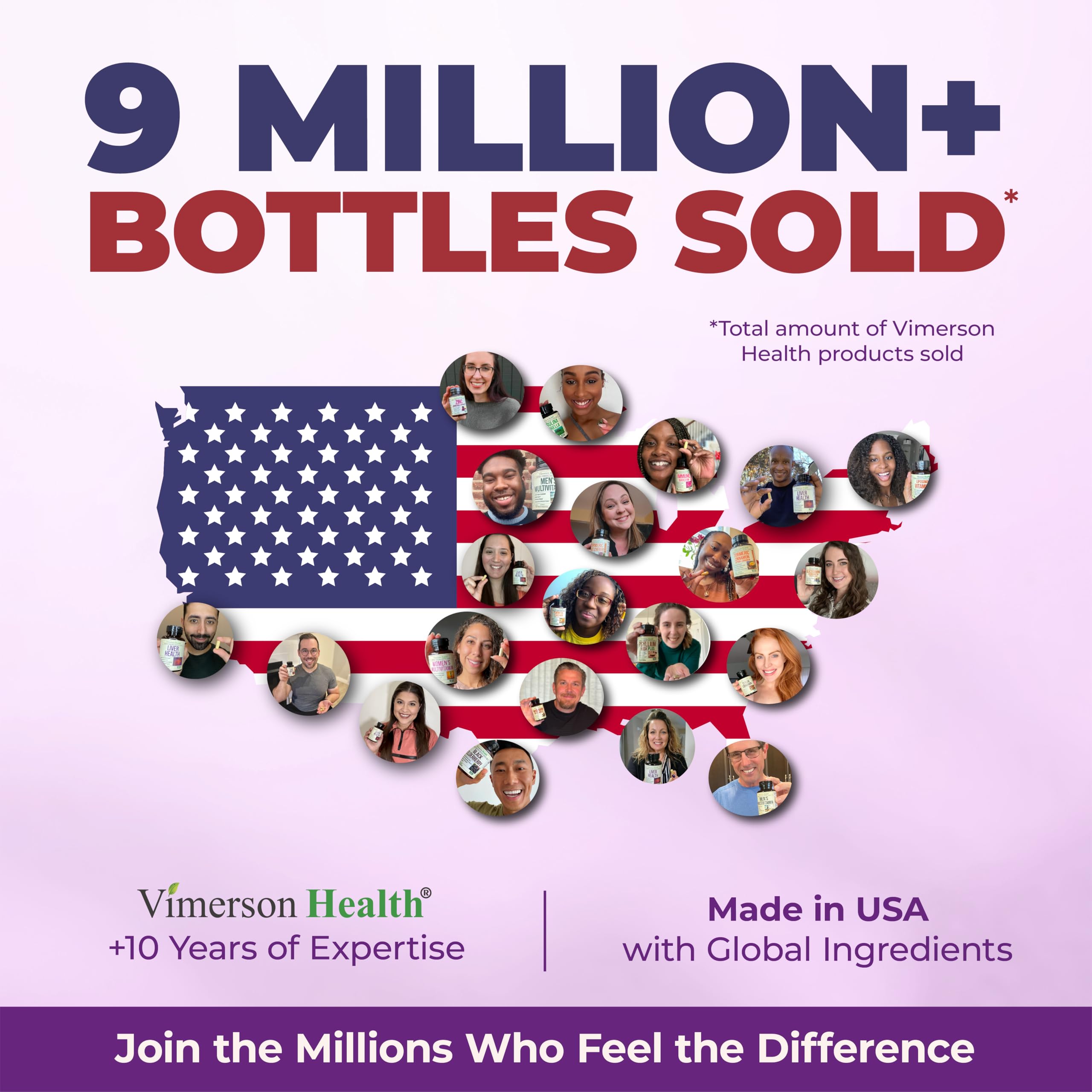 Vimerson Health Vegan Liver Cleanse bottle with capsules showing vegan, non-GMO formula