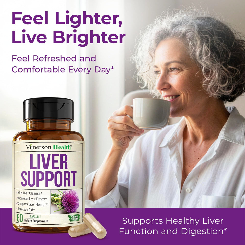 Vimerson Health capsules with zinc and dandelion for enzyme-friendly support.