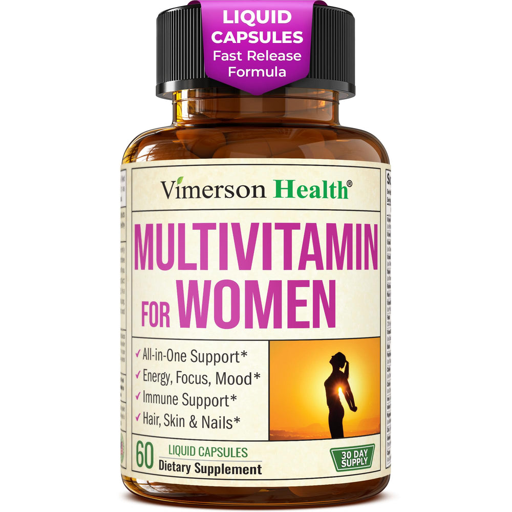 Vimerson Health Women's Multivitamin bottle front for daily wellness.