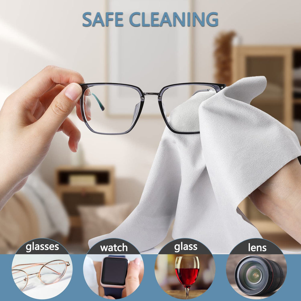 Vin Beauty delicate optics cleaning cloth 12x12 for safe lens care.