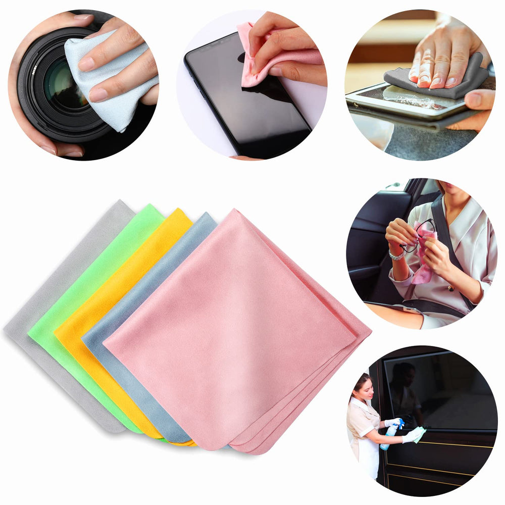 Vin Beauty lens cleaning cloth 12x12 protects delicate optics during use.