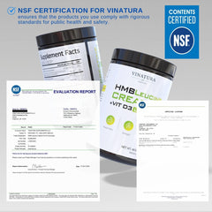 VINATURA bottle label closeup with vegan, tested ingredients and clear details.