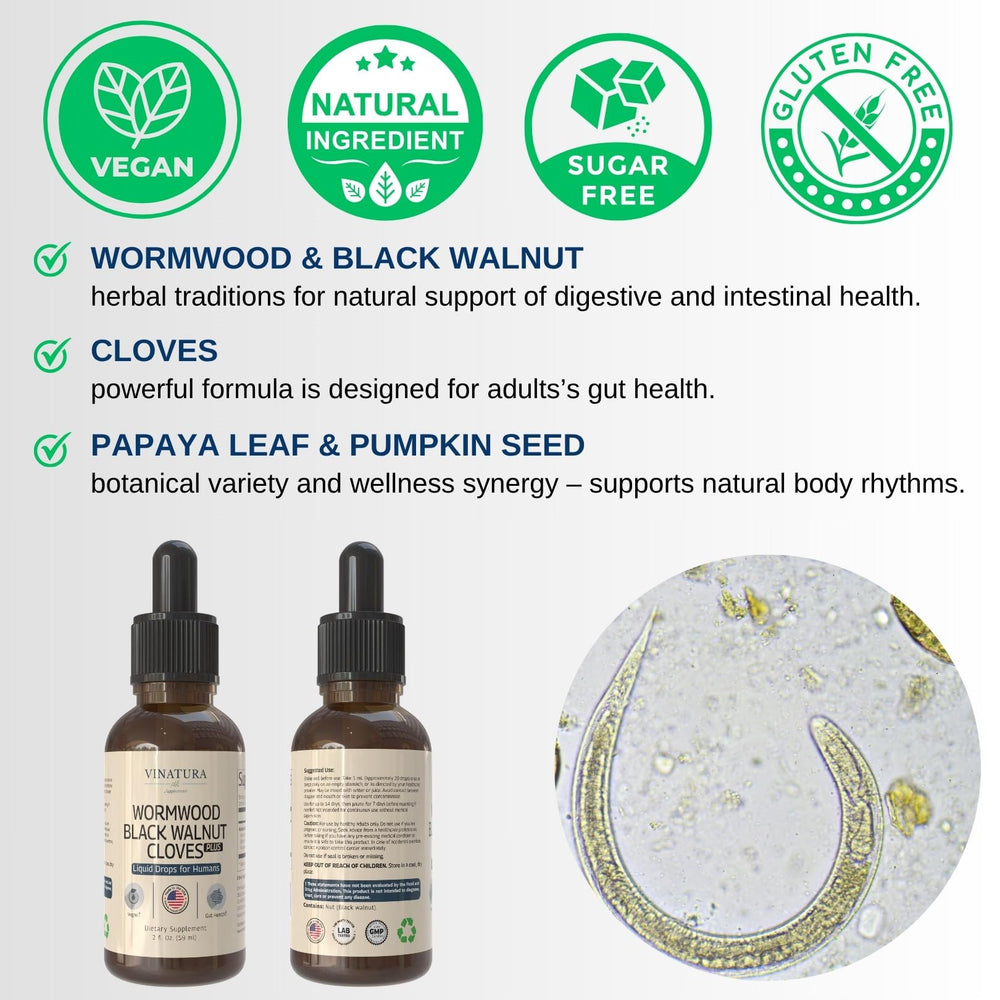 VINATURA Papaya leaf and pumpkin seed blend visual suggesting botanical wellness