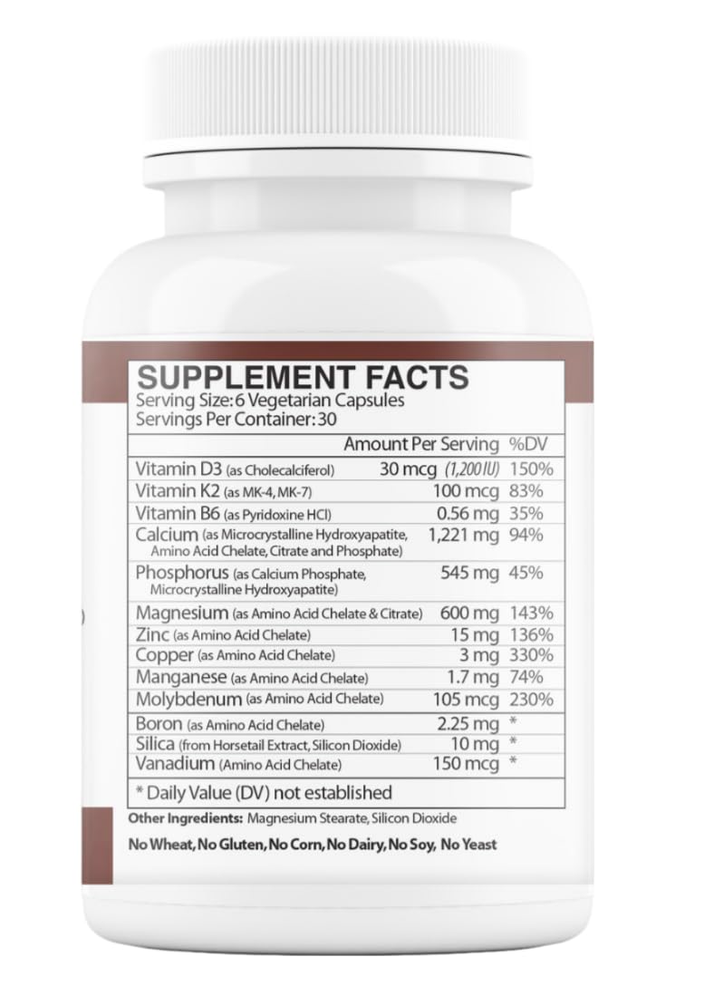 Vinco OsteoSheath4 label highlighting Vitamin K2 and minerals for bone support.