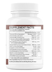 Vinco OsteoSheath4 label highlighting Vitamin K2 and minerals for bone support.