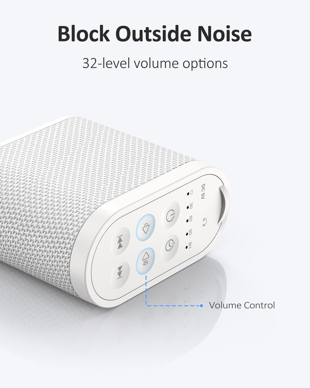 Vindsbay top button layout enables quick setup in the dark.