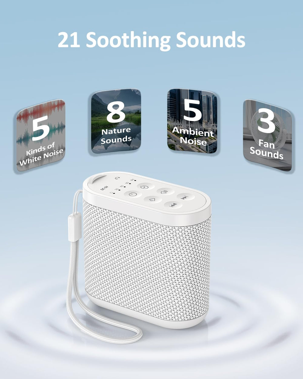 Vindsbay memory and timer features enable easy playback control.
