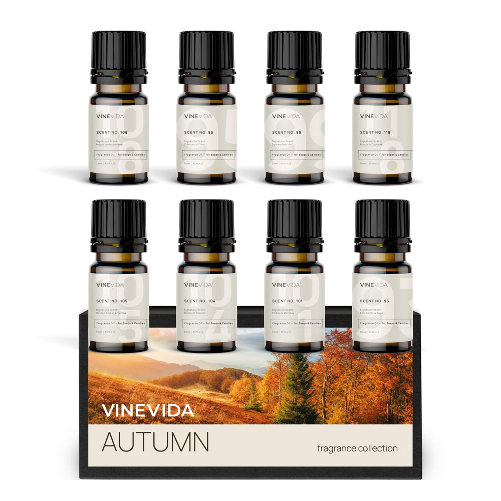 VINEVIDA Autumn Scents pumpkin-spice candle oil for cozy evenings