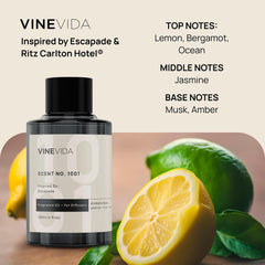 VINEVIDA No1007 elegant bottle for luxury hotel-inspired home fragrance.