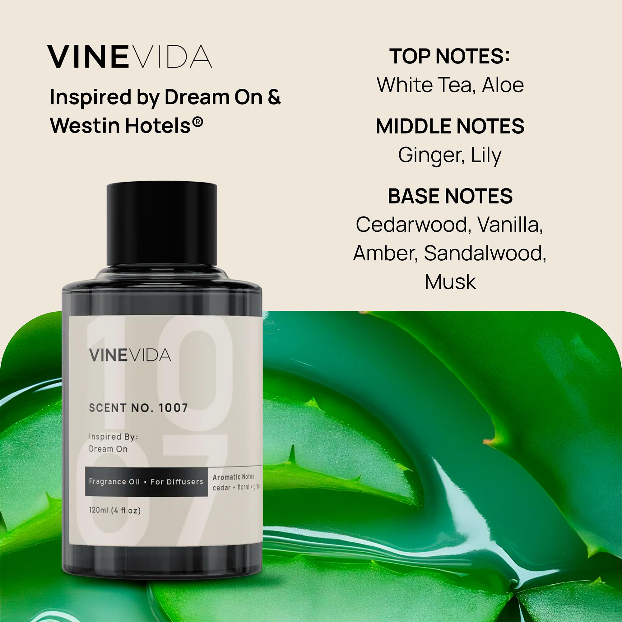 VINEVIDA hotel fragrance pack setup showing diffuser-ready arrangement.