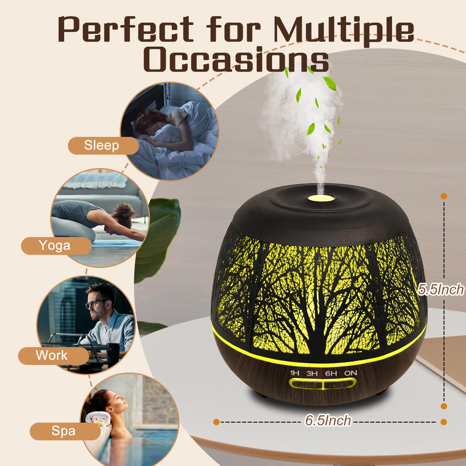 vinfucher large-capacity diffuser ideal for home or office use