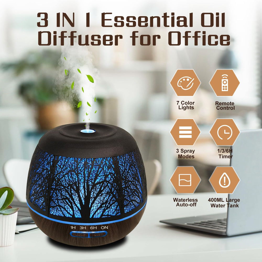 vinfucher diffuser remote control enables convenient operation from bed or couch