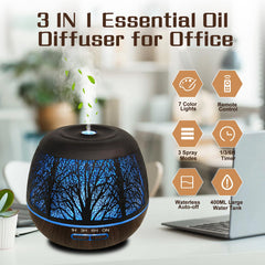 vinfucher diffuser remote control enables convenient operation from bed or couch