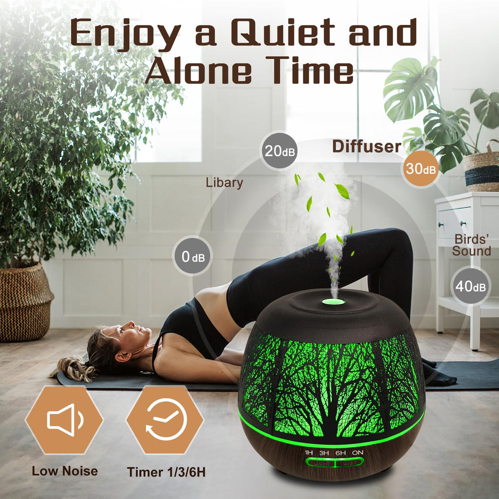 vinfucher waterless auto-off diffuser enhances safety during sleep