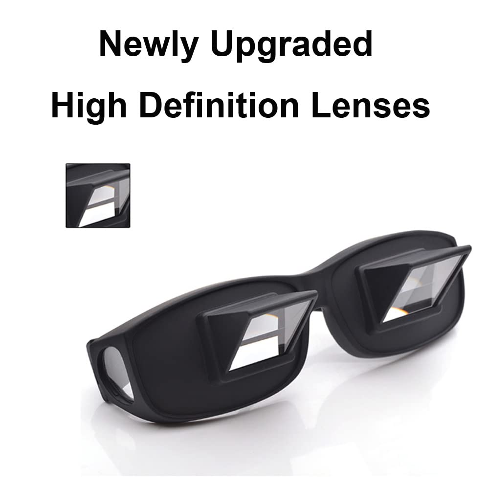 Vinmax 90-degree prism vision for watching TV without head movement.