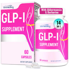 VINNETLLOY GLP-l bottle pour supports easy daily intake for digestion.