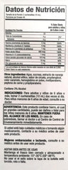 Nutrition facts panel on Vino Carne Hierro 16oz 2-Pack bottle helps informed use.