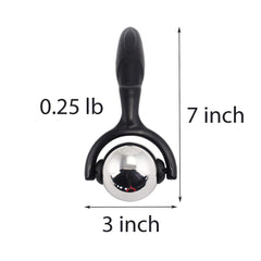 Vinyl Quote Me rodillo masaje acero inoxidable para frío o calor.