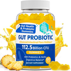 VIOAFSLSE Gut Health Gummies bottle-front visual for digestive support.