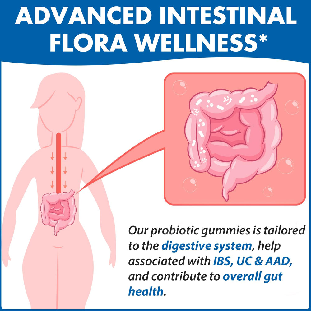 VIOAFSLSE Gut Health Gummies immune-support badge on jar.