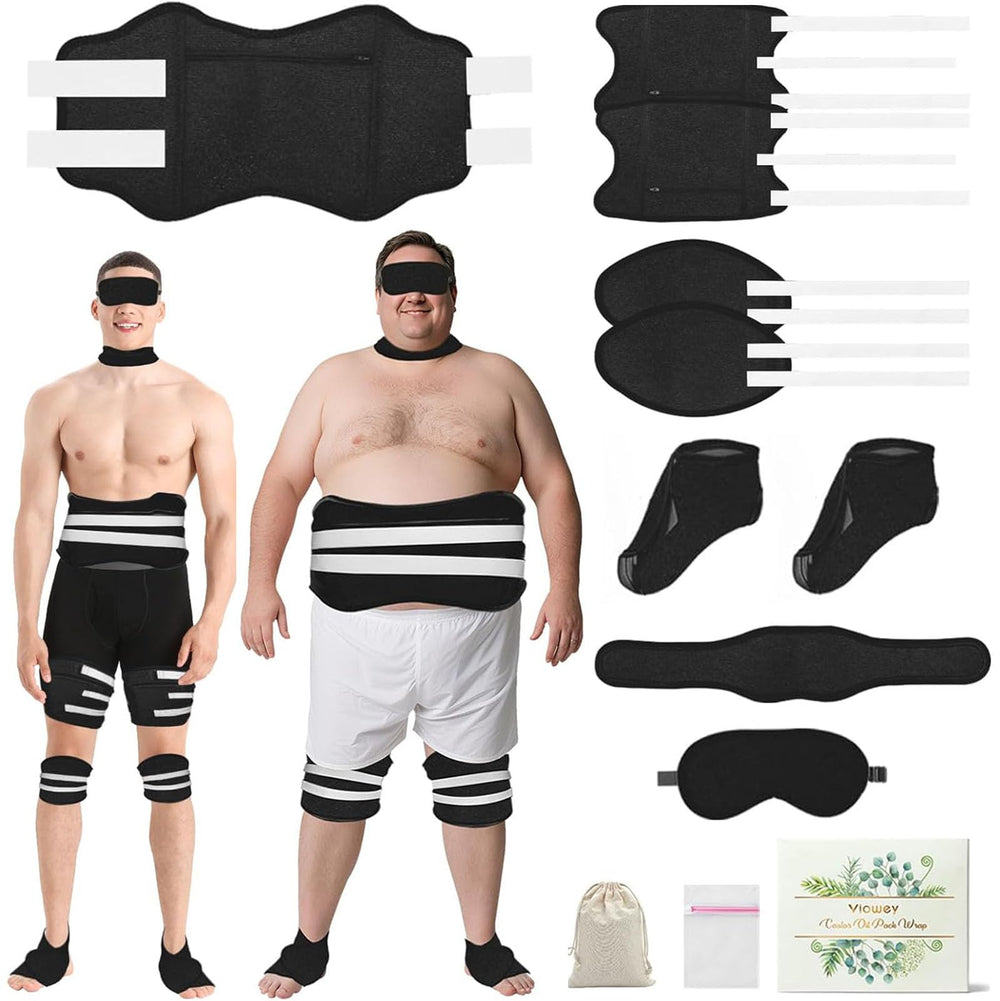 Viowey Castor Oil Pack Wrap eyes patch for gentle eye-area care and relaxation