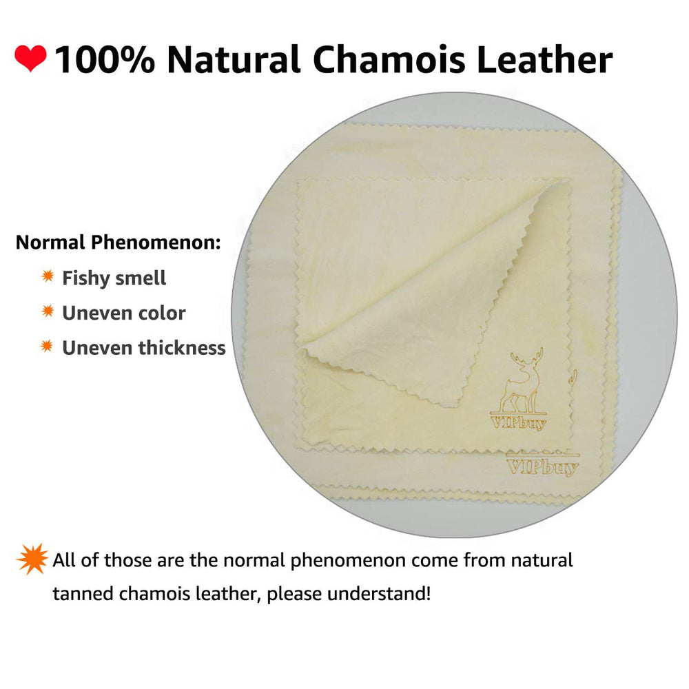 VIPbuy natural chamois cleans jewelry and antiques with gentle buffing