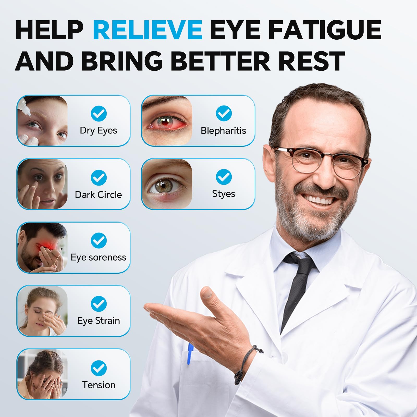 Visader graphene heating pad technology delivers fast, even warmth for eyes.