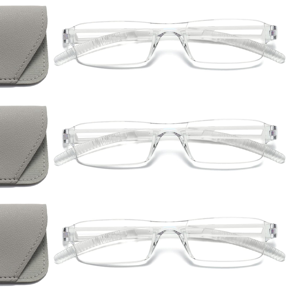 Viseng gafas de lectura rectangulares con protección luz azul para lectura cómoda.