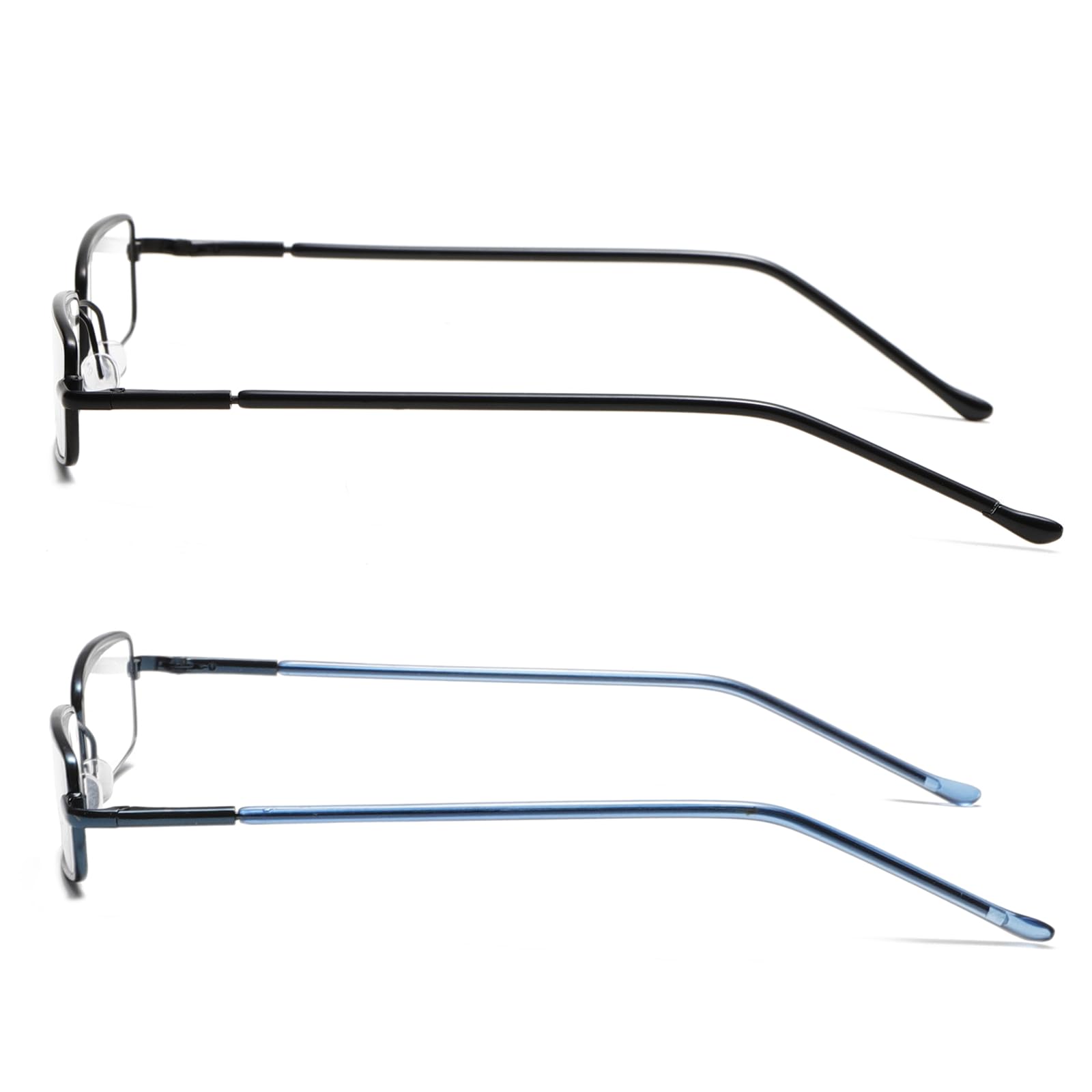 Black and blue colorway matches modern styles and gear