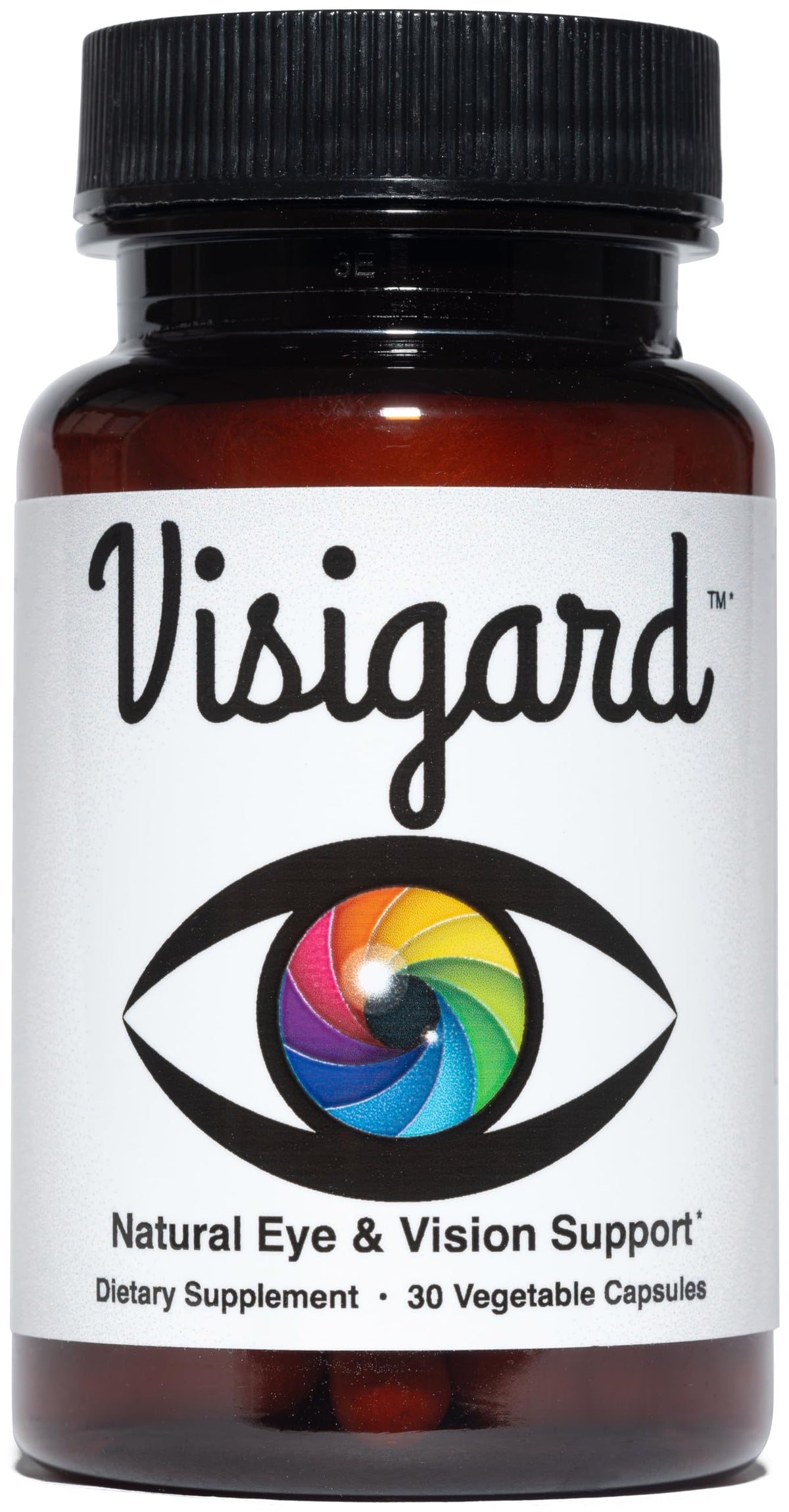 Visigard eye health supplement bottle for daily visual support.