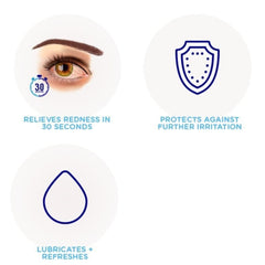 Visine Advanced Relief dropper image highlights precise dosing for comfortable application.