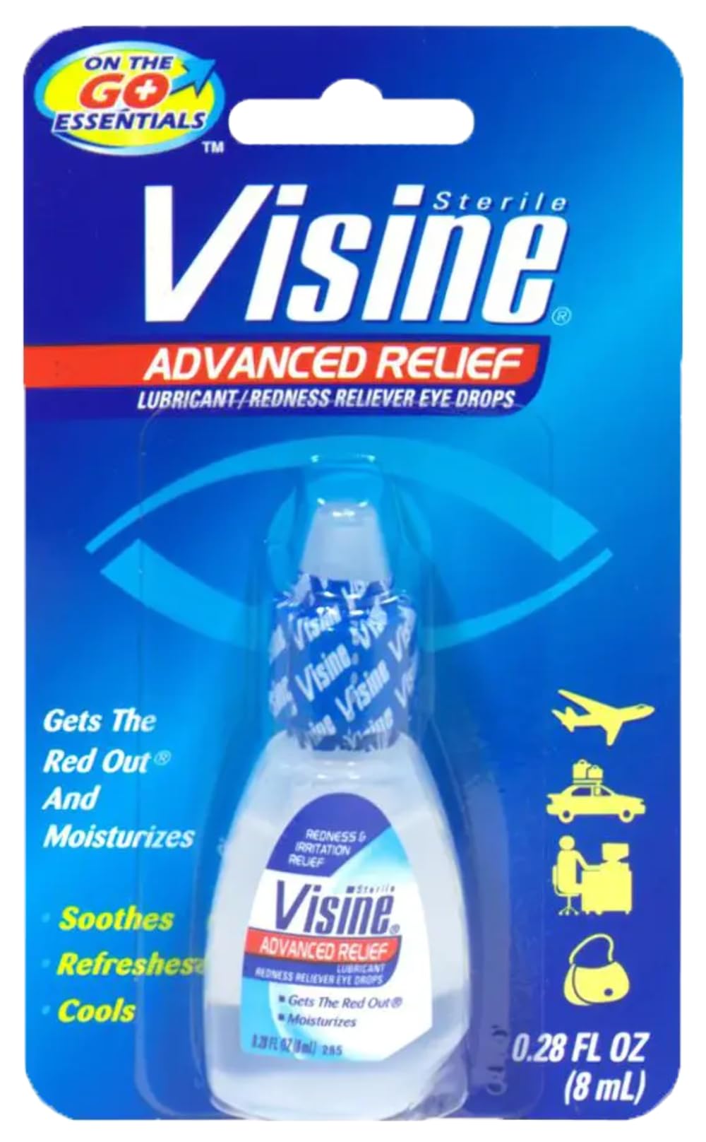 Visine Red Eye Hydrating Drops bottle for moisture and redness relief