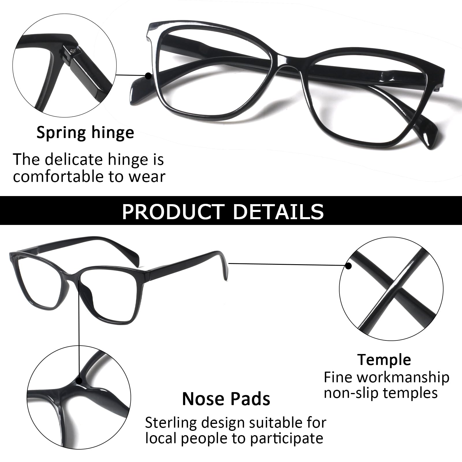 VisiWell progressive glasses bottom-reading zone for small text