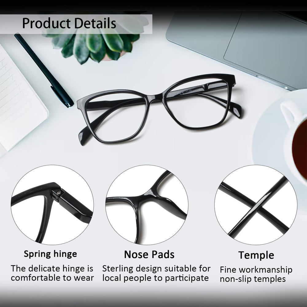 VisiWell progressive glasses color mix close-up, stylish options for everyone