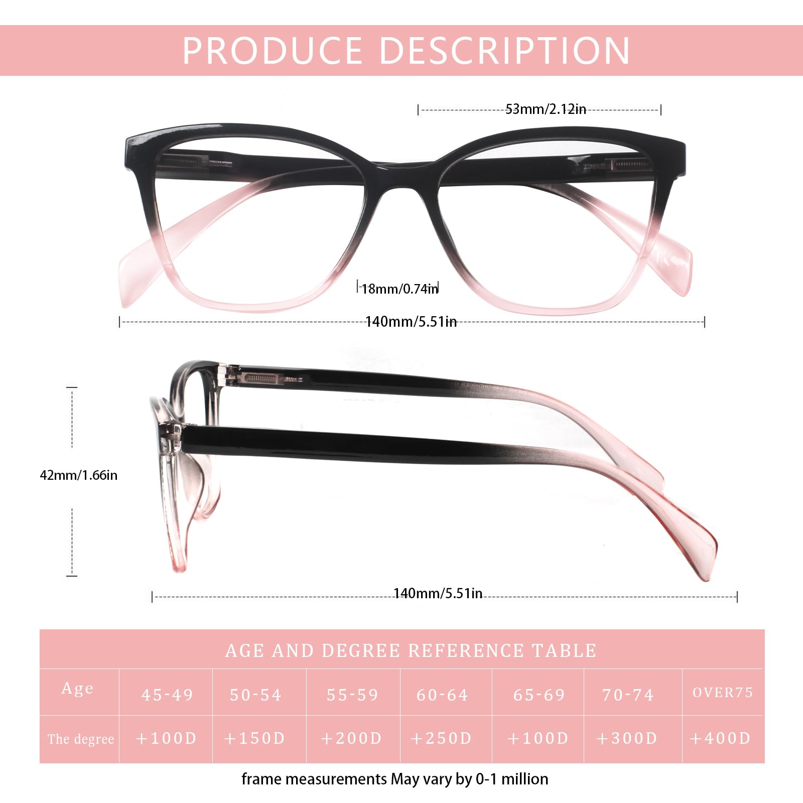 VisiWell progressive-reading-glasses worn on face show comfortable fit
