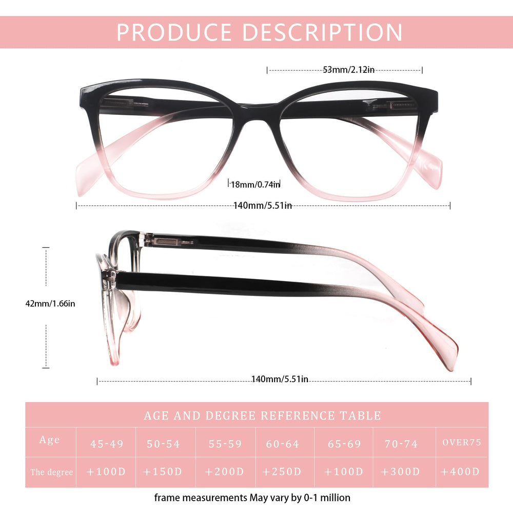 VisiWell progressive-reading-glasses worn on face show comfortable fit