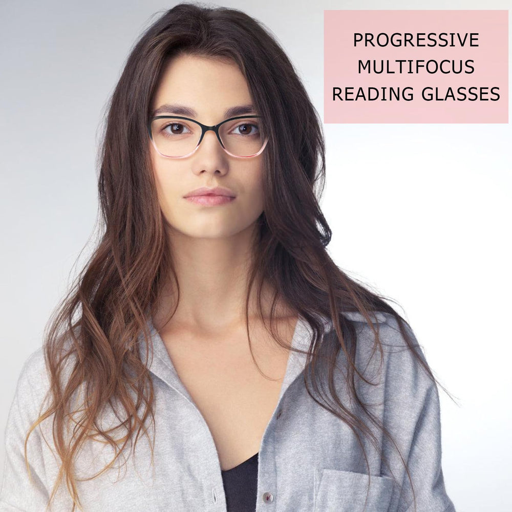 VisiWell unisex progressive glasses suited for both women and men
