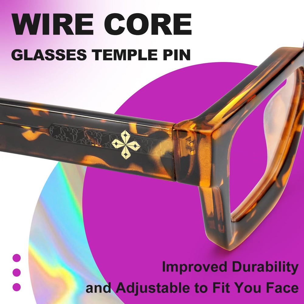Visoone lightweight TR90 frame demonstrates durable comfort.