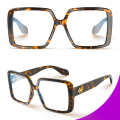 VISOONE non-prescription eyewear ready for prescription lens inserts.