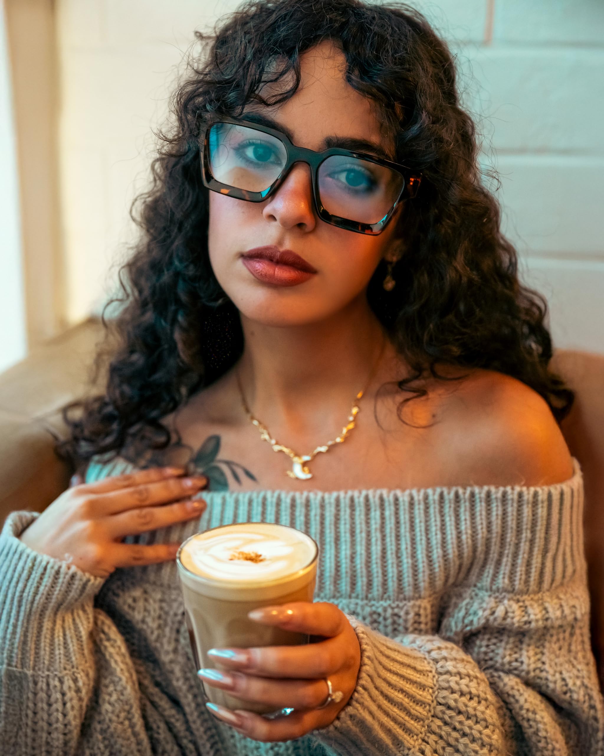 Visoone prescription-ready frame blue light glasses illustrating customization.