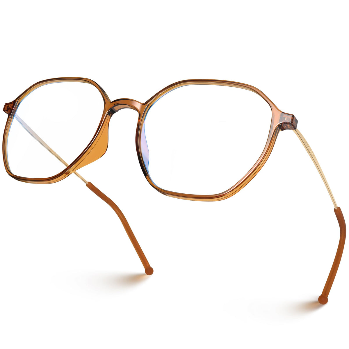 VISOONE RANE TR90 front view: lightweight unisex frame for daily wear