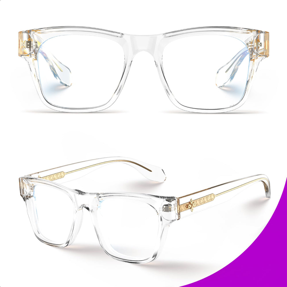 VISOONE stylish frame side view highlighting lightweight temple design for all-day wear.