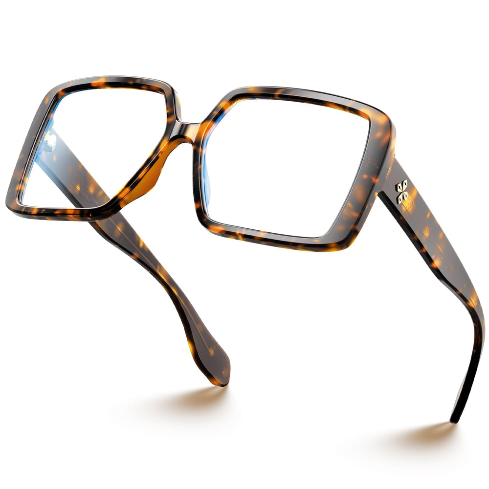 VISOONE tortoiseshell finish offers versatile daily style.