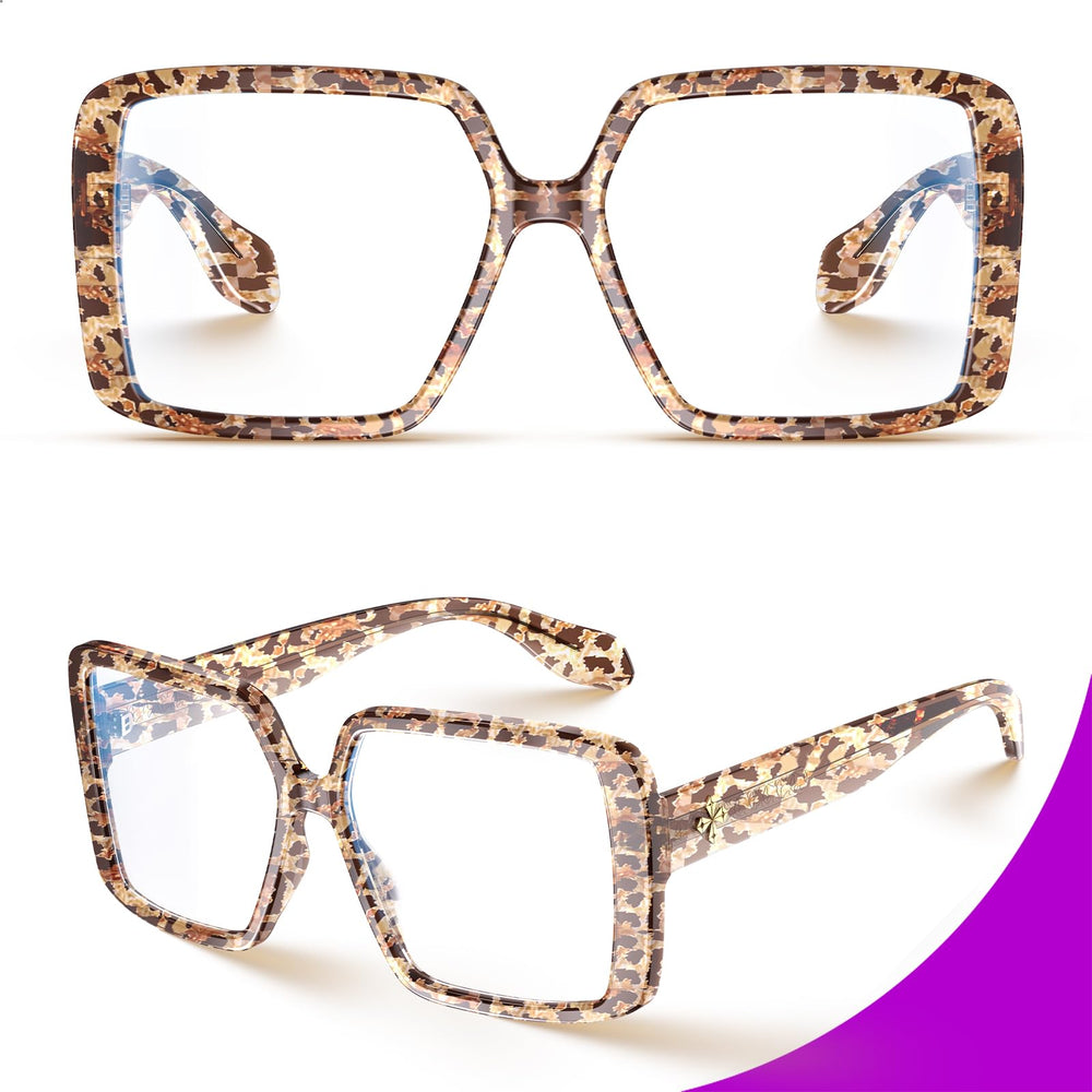 Visoone tortoiseshell pattern close-up adds stylish flair.