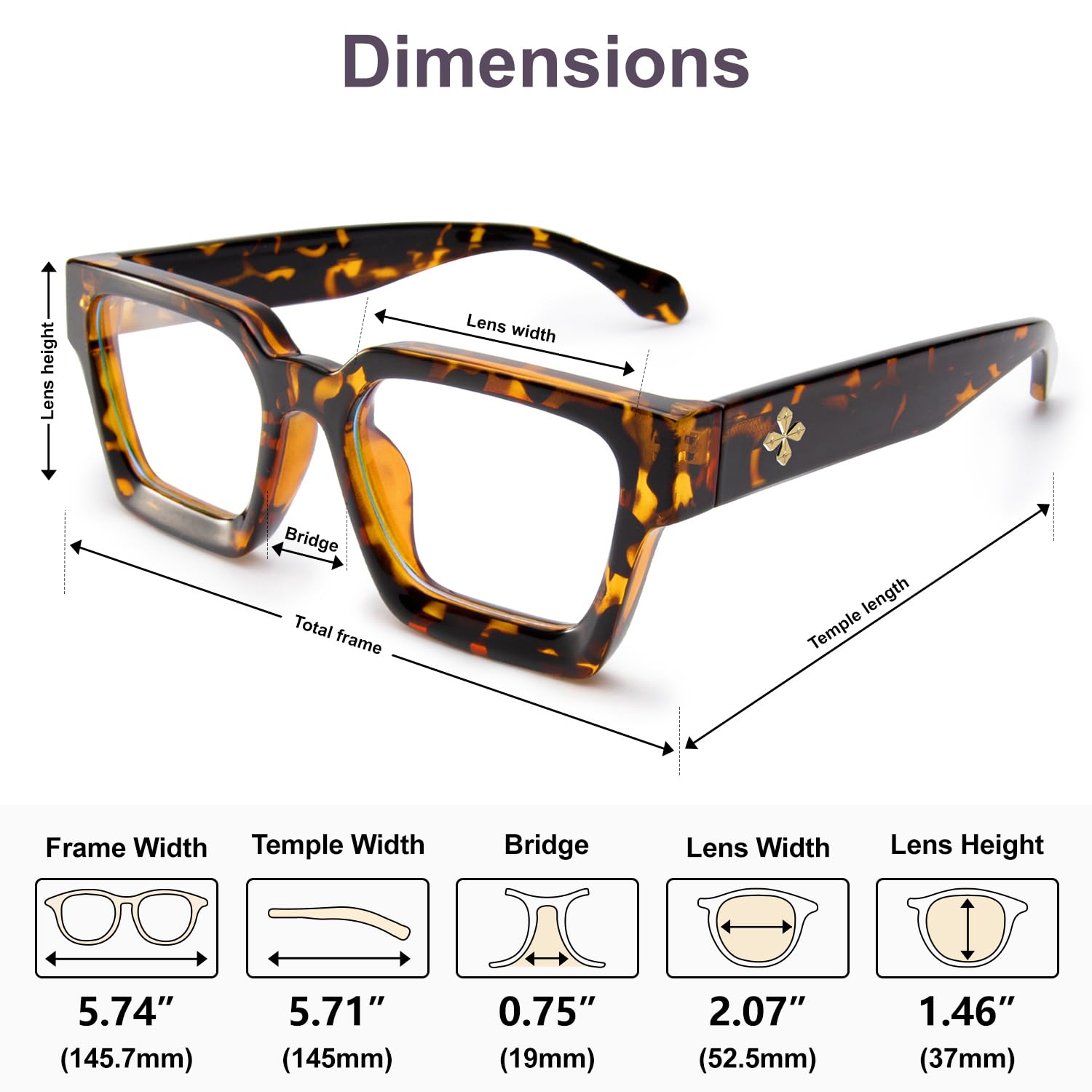 Visoone blue light blocking eyewear with a clean silhouette.