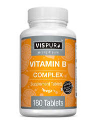 VISPURA Vitamin B-Complex bottle front view promoting energy support